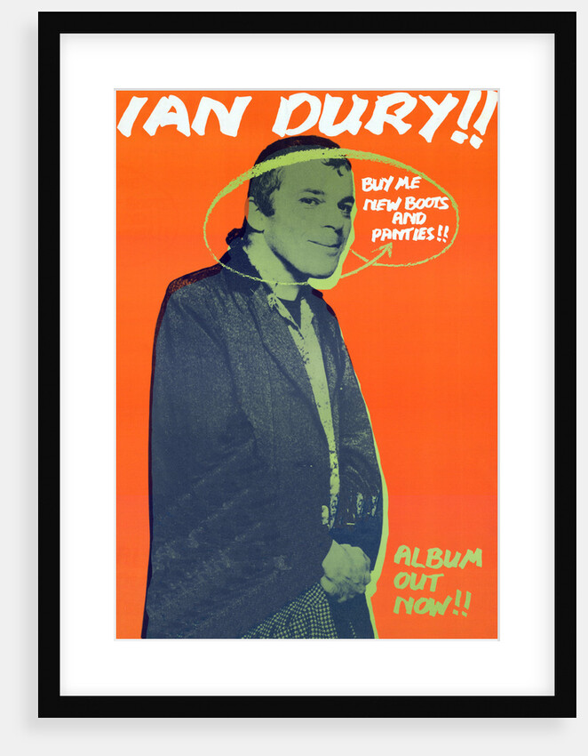 Ian Dury Poster (2) by Rokpool